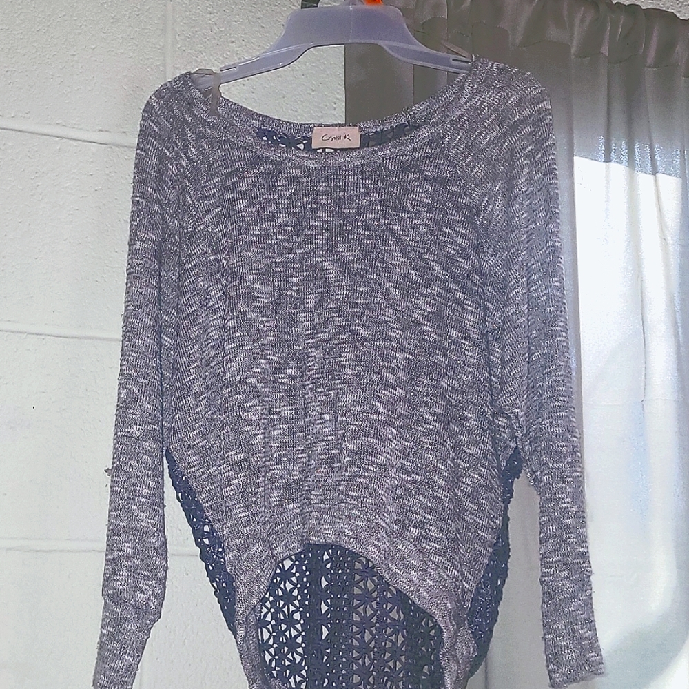 Sweater ladies s/m Grey gold